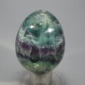 Rainbow Fluorite Crystal Egg  ~50mm