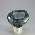 Rainbow Fluorite Crystal Heart ~45mm