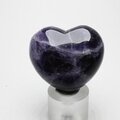 Rainbow Fluorite Crystal Heart ~45mm