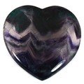 Rainbow Fluorite Crystal Heart Gift Box - Large ~100mm