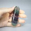 Rainbow Fluorite Crystal Massage Wand ~72mm