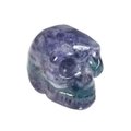 Rainbow Fluorite Crystal Skull ~3cm