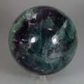 Rainbow Fluorite Crystal Sphere ~6.2cm