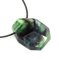 Rainbow Fluorite Faceted Necklace