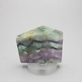 Rainbow Fluorite Geometric Tablet ~60mm