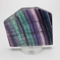 Rainbow Fluorite Geometric Tablet ~75mm