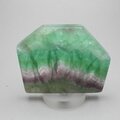 Rainbow Fluorite Geometric Tablet ~75mm