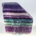 Rainbow Fluorite Geometric Tablet ~82mm