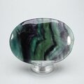 Rainbow Fluorite Palmstone (Extra Grade) ~70 x 50 mm