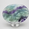 Rainbow Fluorite Palmstone (Extra Grade) ~70x50mm