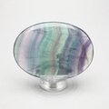 Rainbow Fluorite Palmstone (Extra Grade) ~70x50mm