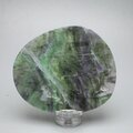 Rainbow Fluorite Slice  ~94mm