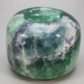Rainbow Fluorite Tealight Candle Holder ~8.5 x 6.2cm
