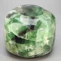 Rainbow Fluorite Tealight Candle Holder ~8.5 x 6.2cm