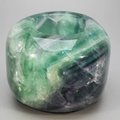 Rainbow Fluorite Tealight Candle Holder ~8.5 x 6cm