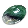 Rainbow Fluorite Thumb Stone ~40mm