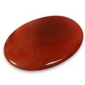 Red Carnelian Palm Stone ~70x50mm