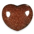 Red GoldStone Crystal Heart ~45mm