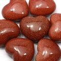 Red GoldStone Crystal Heart ~45mm