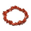 Red Goldstone Gemstone Chip Bracelet