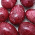 Red Howlite Crystal Egg ~48mm