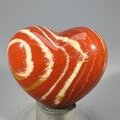 Red Jasper Crystal Heart ~43mm