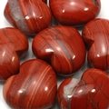 Red Jasper Crystal Heart ~45mm