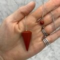 Red Jasper Crystal Pendulum