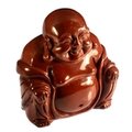 Red Jasper Sitting Buddha Statue