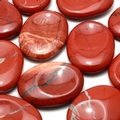 Red Jasper Thumb Stone ~40mm