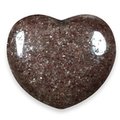Red Mica Crystal Heart ~45mm