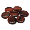 Red Tiger Eye Flat Tumble Stone ~39-41mm