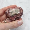 Rhodochrosite Crystal Heart ~43mm