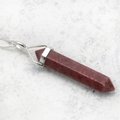 Rhodonite Double Terminating Point 925 Silver Pendant ~37mm