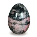 Rhodonite Crystal Egg ~48mm