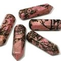 Rhodonite Crystal Massage Wand ~70mm