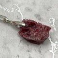 Rhodonite Healing Crystal 925 Silver Pendant ~27mm