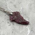 Rhodonite Healing Crystal 925 Silver Pendant ~38mm