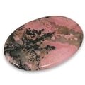 Rhodonite Palm Stone ~70x50mm