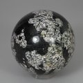 GORGEOUS Rhodonite Snowflake Crystal Sphere  ~5.6cm