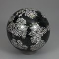 Rhodonite Snowflake Crystal Sphere  ~60mm