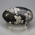 Rhodonite Snowflake Polished Stone ~64mm