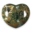 Rhyolite Crystal Heart ~45mm