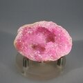 Rose Aura Quartz Geode ~52x37mm