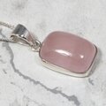 Rose Quartz 925 Silver Pendant ~20mm