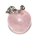 Rose Quartz Crystal Apple ~3.5cm