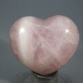 Rose Quartz Crystal Heart  ~45mm