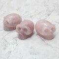 Rose Quartz Crystal Skull ~5cm