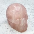 Rose Quartz Crystal Skull ~61x54mm