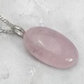 Rose Quartz Gemstone Pendant  ~32mm